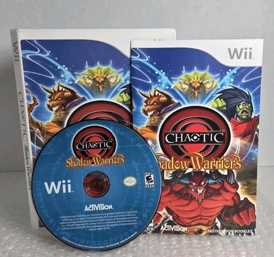 Chaotic Shadow Warriors Nintendo Wii Wii U 2009 Complete In Box CIB Tested  Acti - Image 1 of 4