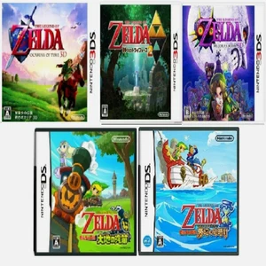 The Legend of Zelda Sunadokei & Daichi OCARINA Triforce2 Majora 3DS DS 5 set - Picture 1 of 6