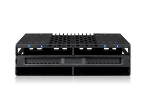 4 Bay 2.5 SAS/SATA SSD/HDD Tool Free Mobile Rack for 5.25" Bay | flexiDOCK MB... - Picture 1 of 4