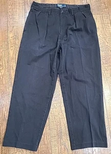 Polo Ralph Lauren 34 x 27 (35 x 30 Etikett) Andrew Hose schwarz Plissee Chino Kleid Freizeit - Bild 1 von 10