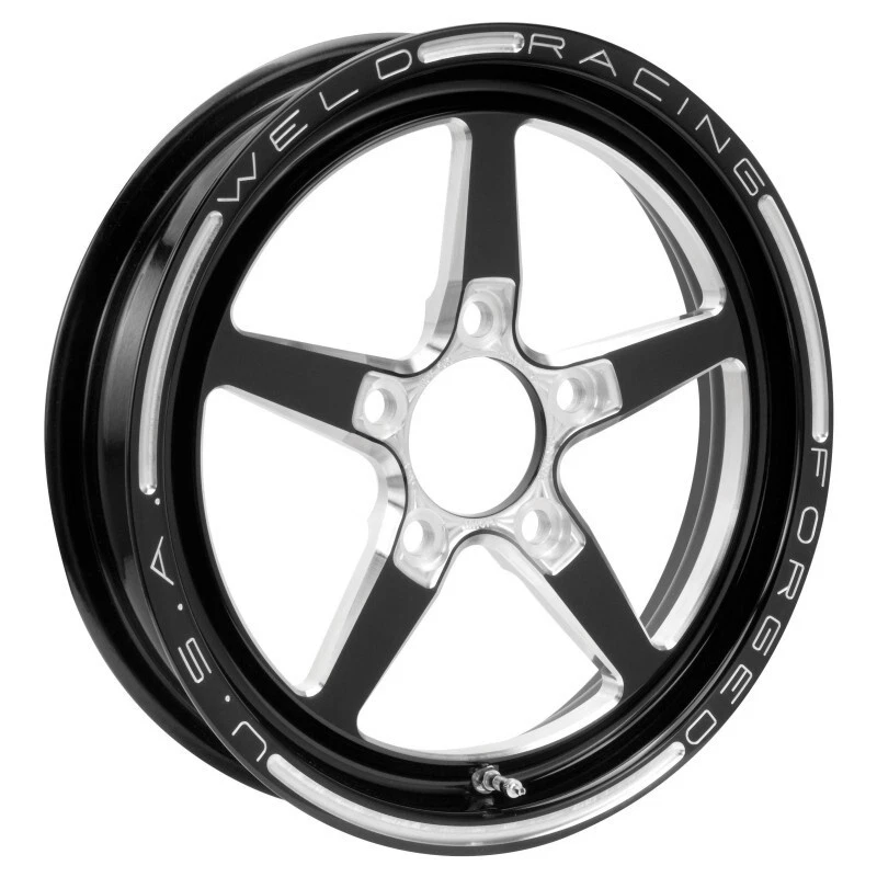 WW-88B-1704204 WELD Wheel, Drag Front, Alumastar Frontrunner, 17x4.5 Size, 5x4.5 - image 1 of 4