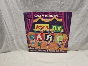 Walt Disney Acting Out The ABC's Record Vinyl LP  - Picture 1 of 4
