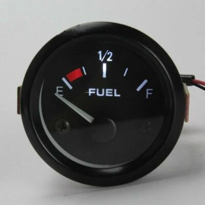  Medidor de nivel de combustible para automóvil con sensor de combustible puntero E-1/2-F 12V universal 2" 52 mm Foto 1 de 4