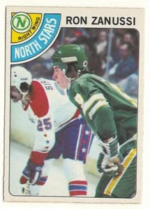 1978-79 O-PEE-CHEE # 252 RON ZANUSSI RC NORTH STARS OPC HOCKEY NICE NO CREASE - Picture 1 of 2