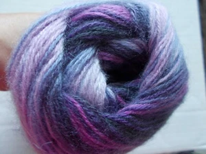 YarnArt Angora Active mohair blend luxury yarn, purple tones, 1 skein, 547 yds - Picture 1 of 3