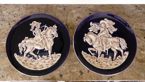 1870's PLATES English CIVIL WAR Plaques Cavalier Royalist Cavalry Horse Military - Picture 1 of 24