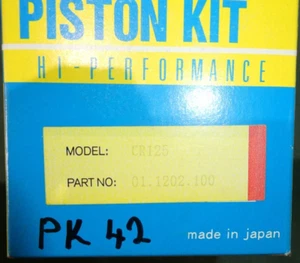 1980 / 1984 HONDA CR 125 1.00 o/s PISTON KITS !! BULK SALE 4 KITS! - Bild 1 von 3