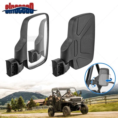 Juego de espejos retrovisores laterales de cabina Pro-fit para Can-Am Maverick Trail 1000 Defender 500 800 Foto 1 de 4