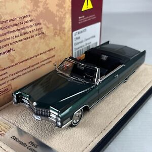 1/43 GLM Stamp Models 1966 Cadillac Eldorado Covertible Open Roof Green STM66005