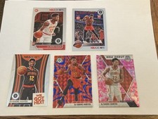 De'andre Hunter 5 card rookie lot 2019-20 Panini NBA cards