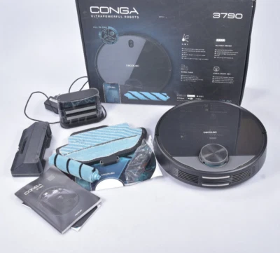 Cecotec Conga 3790 Staubsaugerroboter Staubsauger Roboter WIFI saugen wischen /3 - Bild 1 von 4