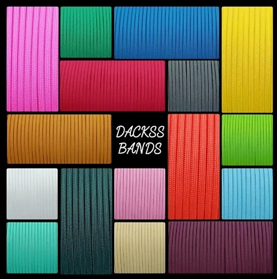 4 mm Paracord 550 Mil Spec 7 Strang 15,50,100 Fuß Schlüsselband Survival Bush Handwerk