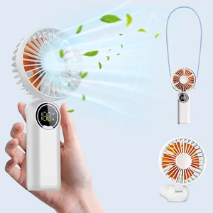 Personal Fan Handheld Fan Rechargeabletype C Desk Fan Portable Travel Fan with 1 - Picture 1 of 13