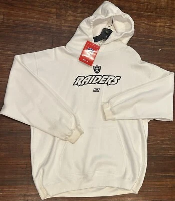 Logotipo Costurado OAKLAND LOS ANGELES RAIDERS Masculino Tamanho XXL REEBOK Anos 2000 Novo - Imagem 1 de 4