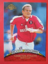 JONATAN JOHANSSON of CHARLTON ATHLETIC - Merlin Premier Gold 2001 card