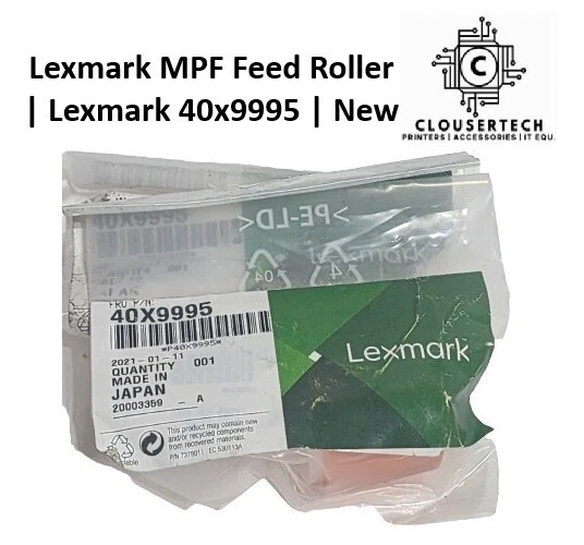 Lexmark MPF Feed Roller | Lexmark 40x9995 | New - Image 1 of 3