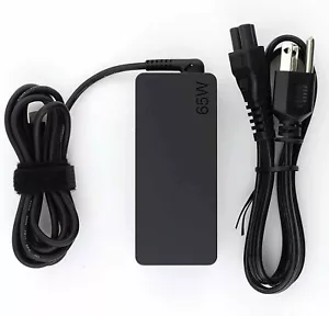 Genuine 65W USB-C Type-C Power Adapter Charger Lenovo Laptop AC ADLX65YLC3A - Picture 1 of 4