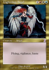 1x Lightning Angel - Foil NM-Mint, English Timeshifted MTG Magic