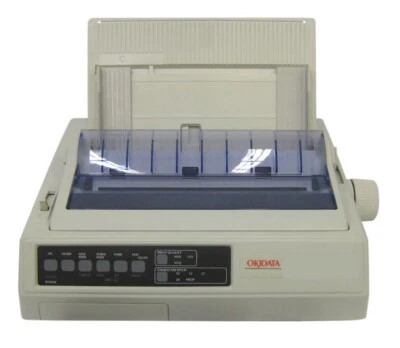 Oki Microline 320 elite Dot Matrix Printer Parallel 09000186 REF W/WARRANTY - Image 1 of 2