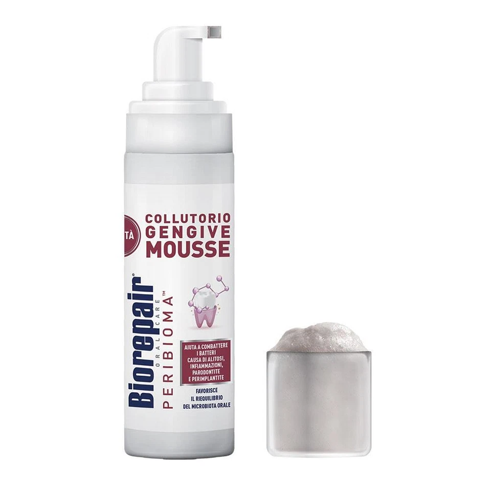 Biorepair Peribioma Collutorio Gengive In Mousse 200 Ml