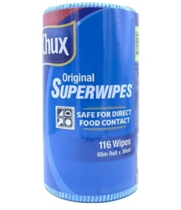 Blue Chux Commercial Original Cloth Superwipe 116 65m x 30cm Multipurpose Clean - Picture 1 of 2