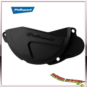 PROTEZIONE CARTER FRIZIONE POLISPORT CLUTCH COVER HONDA CRF 250R 2010-2017 NERO - Foto 1 di 1