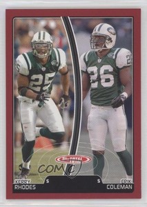 2007 Topps Total Red Kerry Rhodes Erik Coleman #323