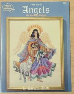 ASN Angels 6 Heavenly Designs by Barbara Baatz Counted Cross Stitch Pattern 3661 - Picture 1 of 5