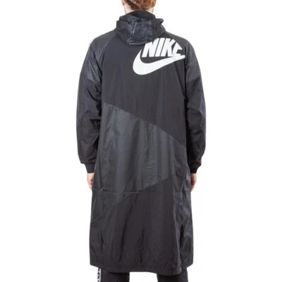 Nike Sportswear Men’s  Taped Parker Woven  Long Jacket Coat AR4943-010 Size L - Image 1 of 4