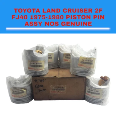 Conjunto de pasadores de pistón Toyota Land Cruiser 2F FJ40 1975-80 NUEVO DE STOCK genuino 13101-61020 Foto 1 de 4