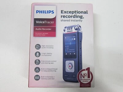 PHILIPS VoiceTracer DVT6110 Audio Recorder for Music & Lectures (24 bit/96 kHz) - Image 1 of 4