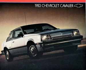 CATÁLOGO FOLLETO DE VENTAS ORIGINAL CHEVROLET CAVALIER 1983 ~ 20 PÁGINAS ~ 9" X 11" - Imagen 1 de 11