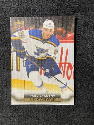 Paul Stastny Blues 2015-16 Upper Deck UD Canvas SP #C193 - Image 1 of 2
