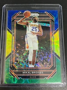 2022-23 Panini Prizm - Blue Green Yellow CHOICE #120 Mikal Bridges - Suns ! - Picture 1 of 2