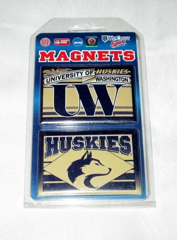 WASHINGTON HUSKIES 2-PACK MAGNET SET #02 - NEW Cover