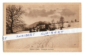 C07013 AK ESINO LARIO ANIMIERTE WINTERLANDSCHAFT VG 1943 - Bild 1 von 2
