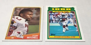 1988 Topps #250 & 1000 Yard #23 Club STUMP MITCHELL! Cardinals! The Citadel! - Picture 1 of 3