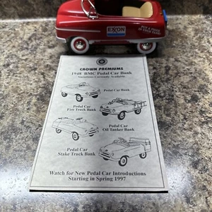 EXXON 1948 Convertible Pedal Car Diecast Bank Crown Premiums COA MIB New Ltd Ed - Picture 1 of 23