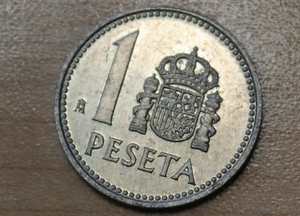 1985 Spain 1 Peseta Aluminum - Picture 1 of 2