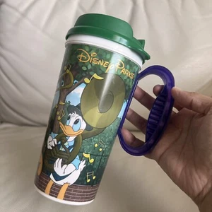 Disney Parks Travel Mug / Cup Music Playing Mickey Goofy Donald Pluto - Picture 1 of 8