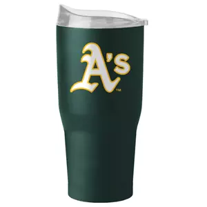 Logo Brands Oakland Athletics MLB 30 Ounce Flipside Powder Coat Hot/Cold Tumbler - Picture 1 of 1