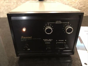Mint Sansui Stereo Power Amplifier BA-60 Owners Manual Perfect Working Condition - Picture 1 of 8