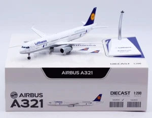 1:200 JC Wings Lufthansa Airlines Airbus A321 D-AIRR Diecast Aircraft Jet Model - Imagen 1 de 15