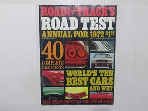 Vintage Road & Track Magazine Road Test Annual For 1972 3O - Picture 1 of 1