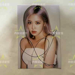 Fotos autógrafas BLACKPINK ROSÉ Fidelidad Firma 6 pulgadas Regalo 朴彩英签名照 - Imagen 1 de 10