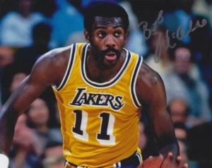 Signed 8x10 BOB MCADOO Los Angeles Lakers Autographed Photo COA - Picture 1 of 1