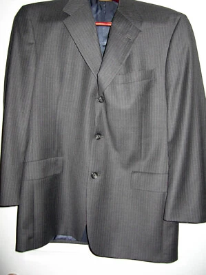 Traje Hart Schaffner & Marx Trompetista Dorado 42R 3B Gris Rayas (S10) Foto 1 de 4