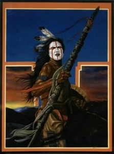 Wunderschön! Bemalte Gesichter - Western Style Indianer Krieger - 2 Größen - Bild 1 von 1