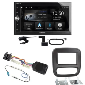 Xzent X-527 Android Auto CarPlay DAB Einbauset für Renault Trafic 3 - Bild 1 von 1
