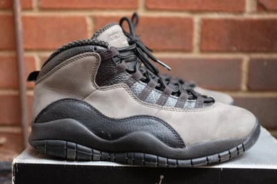 Nike Air Jordan 10 Shadow 2018 no 2025 seminuevas para hombre talla 9 baratas OG vintage Foto 1 de 4